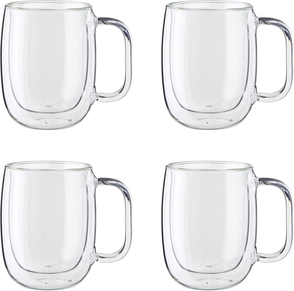 Zwilling 39500-101 Coffee Mug Set, 4-pc, Clear