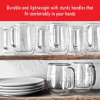 Zwilling 39500-101 Coffee Mug Set, 4-pc, Clear