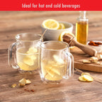 Zwilling 39500-101 Coffee Mug Set, 4-pc, Clear