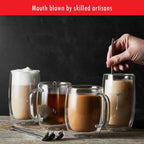 Zwilling 39500-101 Coffee Mug Set, 4-pc, Clear