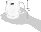 Zwilling 39500-101 Coffee Mug Set, 4-pc, Clear