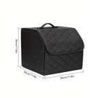 1pc Car Trunk Organizer StoraBox Collapsible Auto Cargo StoraContainer Toys Food StoraBag Car Stowing Automotive Accessories
