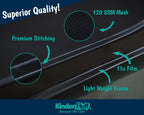 kinder Fluff Car Window Shades (4X) for Baby - The Only Certified Car Sun Shade Blocking 99.95% UVR-Award Winning - Automotive Window Sunshades, Van, SUV, Truck, RV, Camper -XL