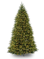 National Tree Company 10' Dunhill Fir Hinged Tree with 1200 Clear Lights