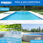 HYDROTOOLS BY SWIMLINE 8725 Large Capacity Pool &amp; Spa Chemical Dispenser | Compatible With Bromine &amp; Chlorine Supports 1-3’’ Tablets | Adjustable Control Ring For Customizable Flow Rate