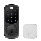Assure Smart Lock Black Suede Wi-Fi Single Cylinder Deadbolt with Touchscreen Keypad