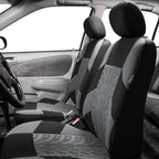 5 Seats Car Seat Covers, Breathable Polyester Split Automotive Front Rear Seat Cushion Covers, Vehicle Seat Protectors Universal For Cars, Trucks, SUV
