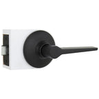 Freedom Matte Black Hall and Closet Door Lever (4-Pack)