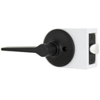 Freedom Matte Black Hall and Closet Door Lever (4-Pack)