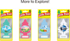 LITTLE TREES Air Fresheners Car Air Freshener. Hanging Tree Provides Long Lasting Scent for Auto or Home. Rainshine, 24 Air Fresheners
