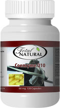Coenzyme Q10 60mg Capsules 120 Count Bottle [12 Bottles] by Total Natural, Safe and Natural Antioxidant/Cell Growth and Maintenance Health Supplement for Men and Women, GMP Premium Ingredients
