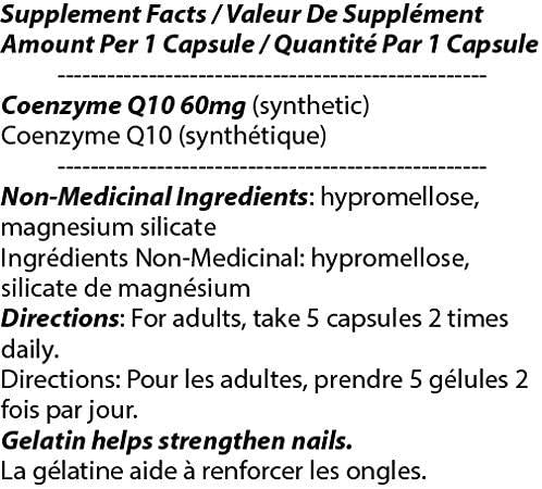 Coenzyme Q10 60mg Capsules 120 Count Bottle [12 Bottles] by Total Natural, Safe and Natural Antioxidant/Cell Growth and Maintenance Health Supplement for Men and Women, GMP Premium Ingredients