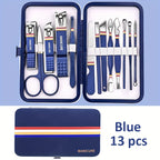 Manicure Set,  Steel Toe Finger Nail Clipper Nail Files Nail Cutter, Personal Care Tools, For Men Women