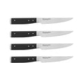 KitchenAid Gourmet 4-Piece Forged Triple Rivet Steak Knife Set, Black