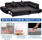 Black Sofa Sectional Sofa Bed futon