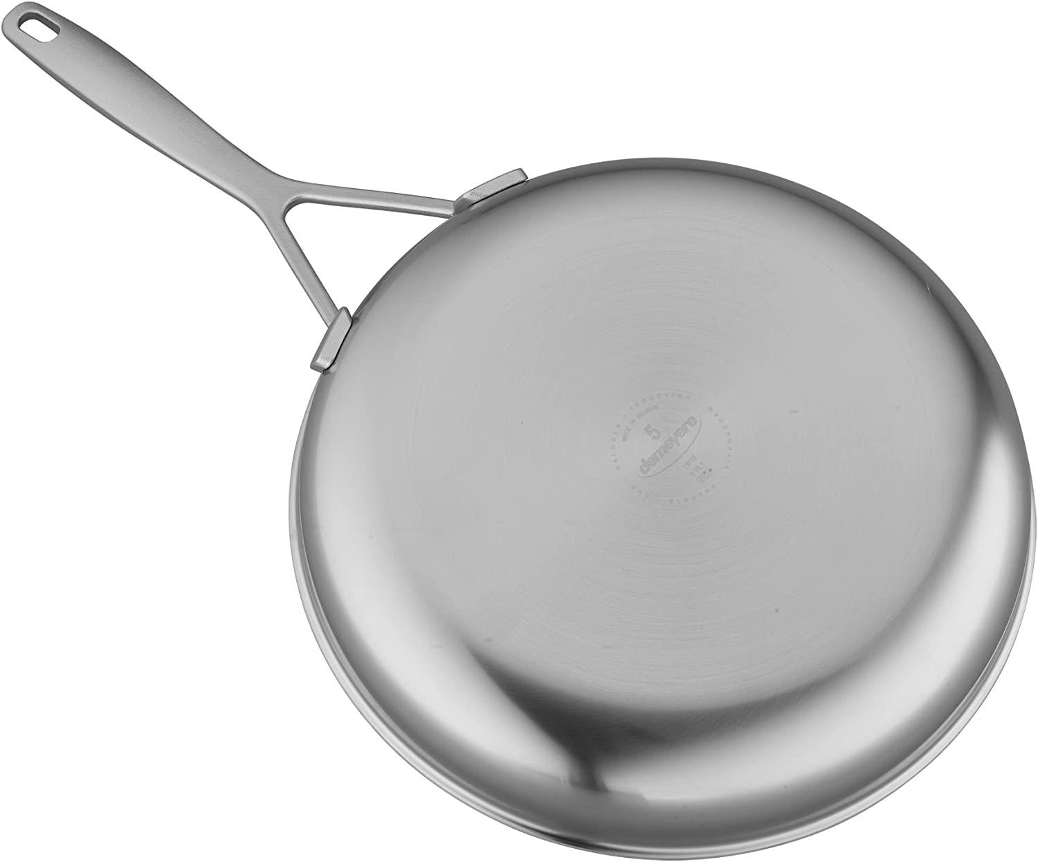 Demeyere Industry 5-Ply 11-inch Stainless Steel Traditional Nonstick Fry Pan