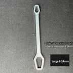 1pc 3-24mm Multi-functional Double Head Wrench Household Tools Universal Self-tightening Adjustable Special-shaped Wrench Portable Hand Tools