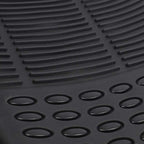 BDK Original ProLiner 2 Piece Front Heavy Duty Front &amp; Rear Rubber Floor Mats for Car SUV Van &amp; Truck, Black - All Weather Floor Protection Fits Most Vehicles
