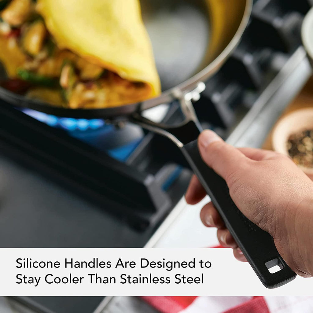 KitchenAid Stainless Steel Frying Pan/Skillet, 12 Inch, Brushed Stainless Steel