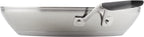 KitchenAid Stainless Steel Frying Pan/Skillet, 12 Inch, Brushed Stainless Steel