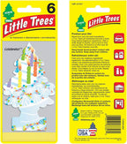 LITTLE TREES Air Fresheners Car Air Freshener. Hanging Tree Provides Long Lasting Scent for Auto or Home. Celebrate!, 24 Air Fresheners