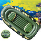 Famure Inflatable Boat Set|Inflatable Boat Rubber Kayak Canoe Fishing for Adults