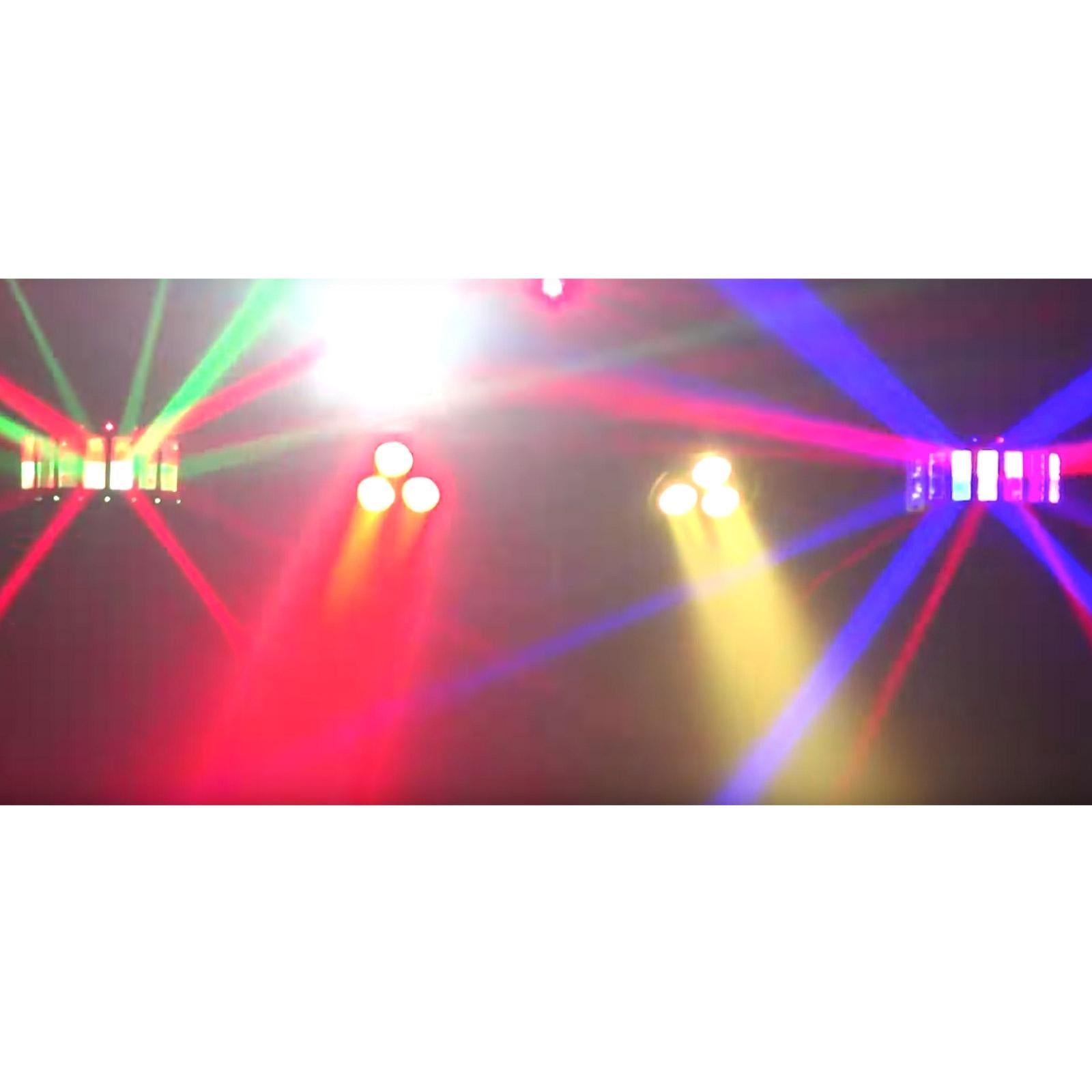 2x Chauvet DJ GigBar Move 5-in-1 Ultimate Effect Light Systems with DMX Controller & Fog Machine Package