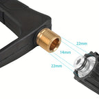 High Pressure Hose Nozzle, High Pressure Cleaning Machine, 3000 PSI Max With 5 Colors  Connect Nozzles M22 Hose Connector 3.0 TIP