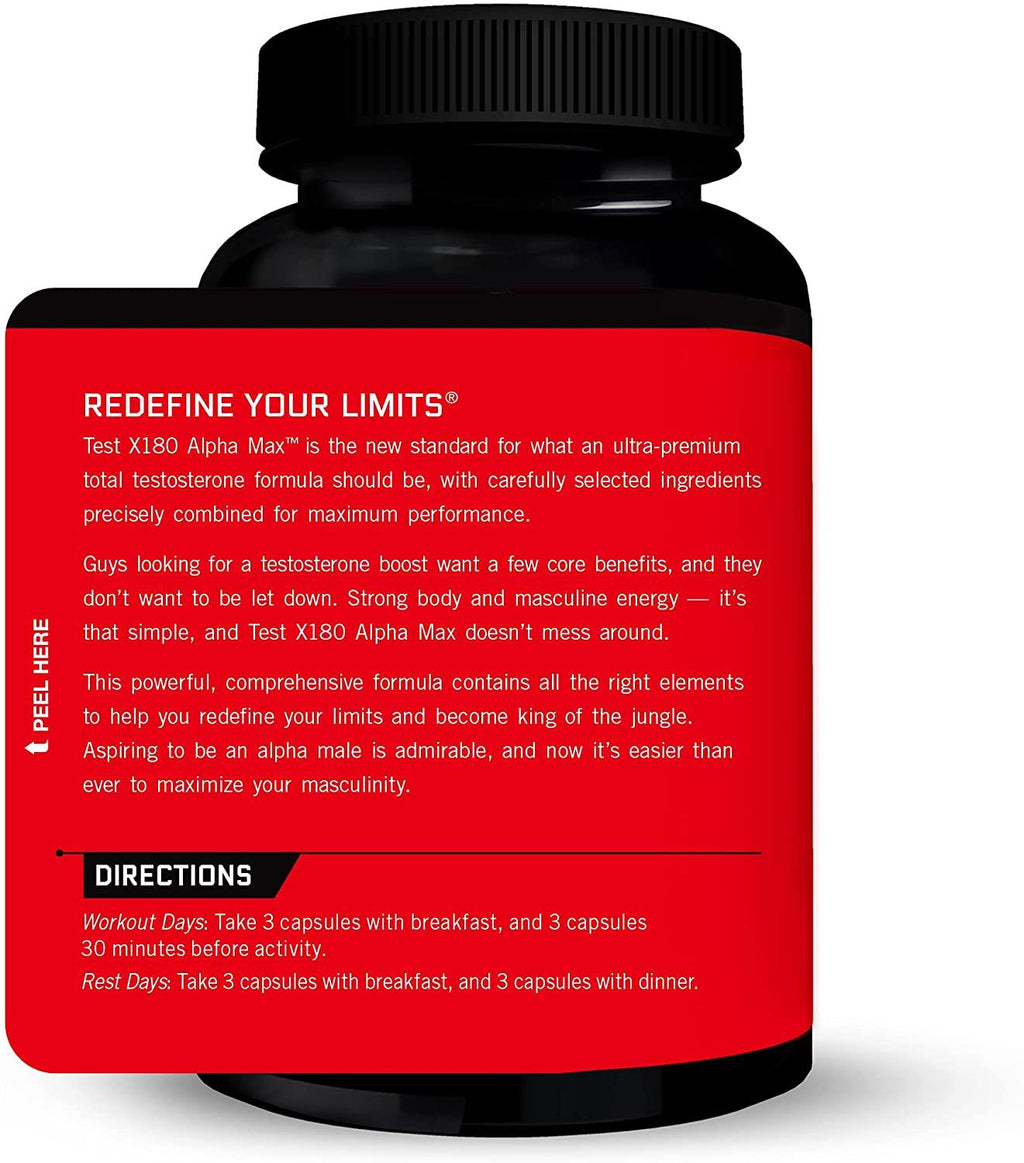 Force Factor Test X180 Alpha Max 180ct 2-Pack, 360 Count