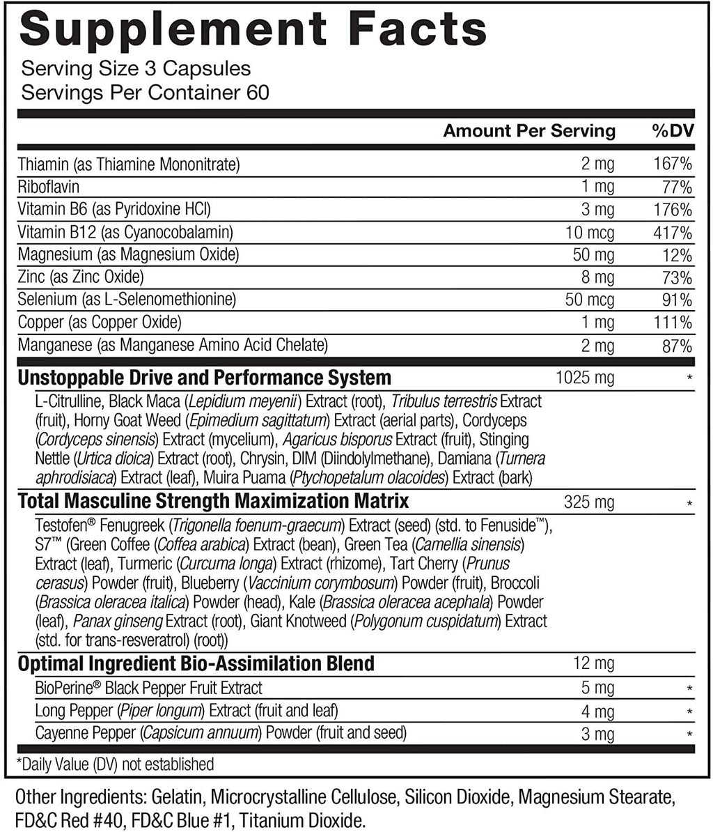 Force Factor Test X180 Alpha Max 180ct 2-Pack, 360 Count