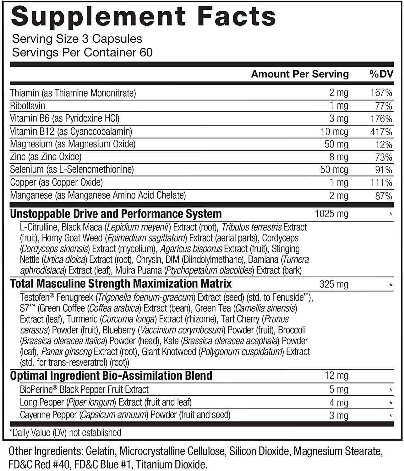 Force Factor Test X180 Alpha Max 180ct 2-Pack, 360 Count