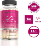 Hairfinity Hair Vitamins - Scientifically Formulated with Biotin, Amino Acids, and a Vitamin Supplement That Helps Support Hair Growth - Vegan - 720 Veggie Capsules (12 Month Supply)