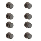 Juno Venetian Bronze PassaHall/Closet Door Knob (8-Pack)