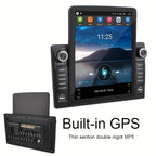 9.5'' Vertical TFT HD TouchScreen Double Din Car Radio Android 10.1 (2+32G) -in GPS/WIFI/BT DVR Multi-languaClock Display USB / SD / FM