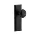 Keep Plate Black Iron Double Dummy with Keep Door Knob
