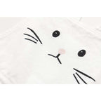 cat embroidery overall skirt