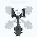 Car Phone Holder, Car Mount Stand For CellPhone Car Mobile Support Rotating Adjustable Car Smartphone Holder