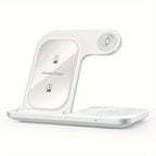 Wireless Charging Station For  Multiple Devices Foldable 3 In 1 Fast Charger Station Stand Dock For IWatch Series 8, 7, 6, SE, 5, 4, 3, 2, Airpods Pro 3, 2,  14Pro, 14, 13, Pro Max, 13 ,12, 11 Pro, X ,Max ,XS, XR, 8
