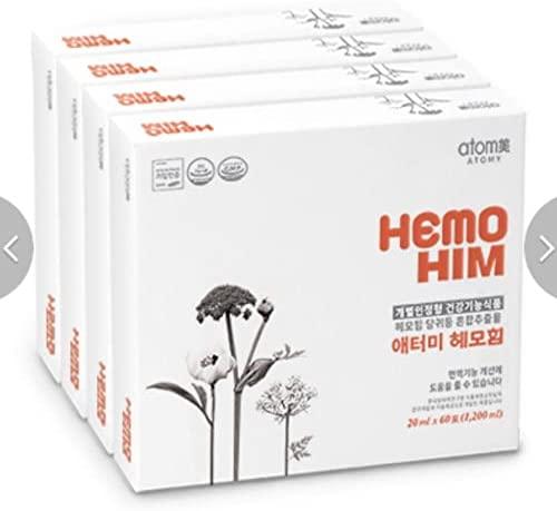 Atomy [ Hemohim 4boxes ] Mixed Herbal Extract Drink | Korea Immune System Supplement | 20ml * 60packets * 4boxes | Made by KOLMAR BNH Korea