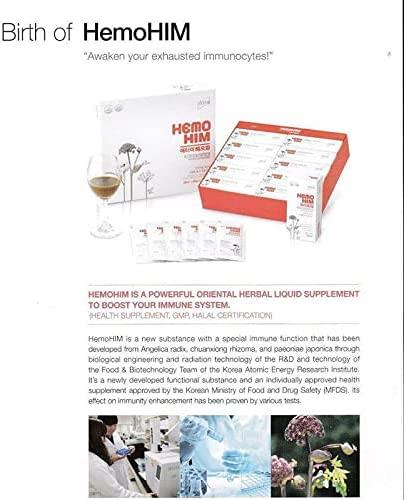 Atomy [ Hemohim 4boxes ] Mixed Herbal Extract Drink | Korea Immune System Supplement | 20ml * 60packets * 4boxes | Made by KOLMAR BNH Korea