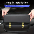Upgrade Your Car with a PU Leather Seat Gap Manager - Keep Your Belongings Secure &amp; Organized!