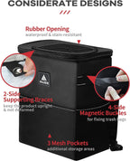 AUJEN Trash Can- Easy-to-Install Car Accessory Interior - Leak-Proof Organizer and Storage Bag for The Back/Front/Console of Any Cars,Sedans, SUVs &amp; Trucks