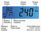 CPS BLACKMAX BTLDTW Adjustable Electronic Torque Wrench