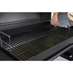 Charcoal Grill Barrel BBQ Smoker Combo Heavy Duty Steel Outdoor CooBlack