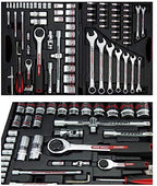 KANJJ-YU Wrench Professional Hand Tool Set Industrial Auto Repair Tools Set 1/4 1/2 Socket Set Ring/Open Combination Tools Ratchet Wrenches