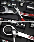 KANJJ-YU Wrench Professional Hand Tool Set Industrial Auto Repair Tools Set 1/4 1/2 Socket Set Ring/Open Combination Tools Ratchet Wrenches