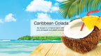 LITTLE TREES Air Fresheners Car Air Freshener. Hanging Tree Provides Long Lasting Scent for Auto or Home. Caribbean Colada, 24 Air Fresheners