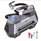 Auto Air Compressor For Tires, Inflator Car Tire Pump With Digital Display Pressure Gau150 Psi Bright Emergency Flashlight