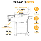 ZPG-L6002E Outdoor CooPellet Grill BBQ Smoker Digital Control
