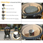 changas insert for s-series kamado grill